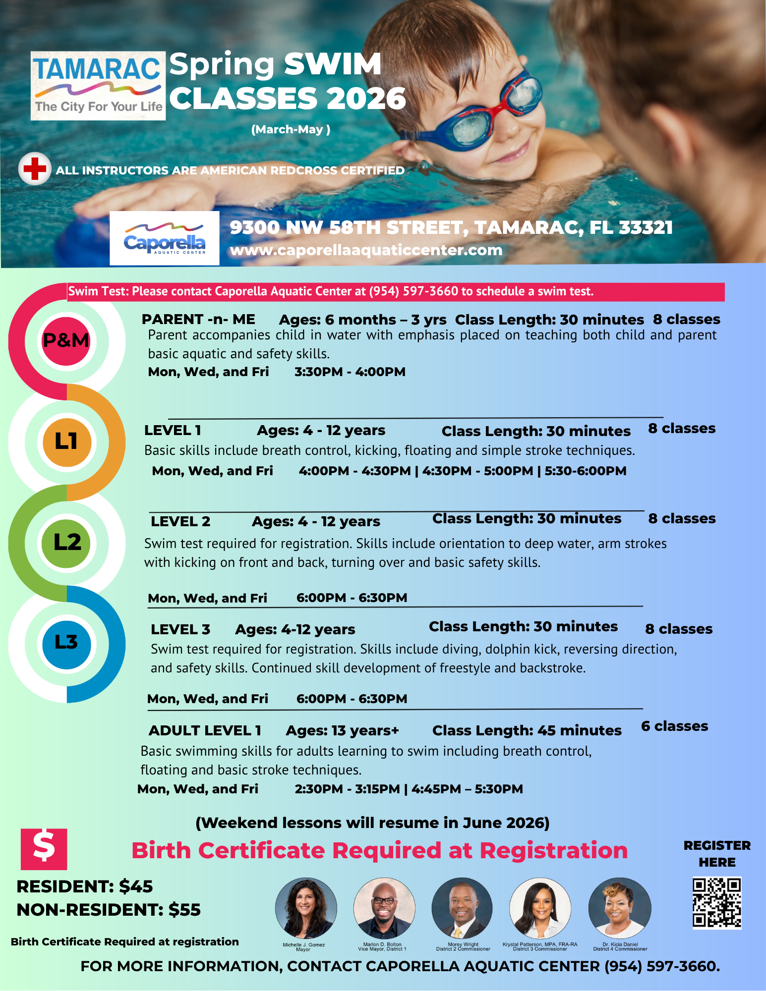 Spring Swim Classes 2026